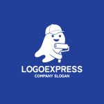 画像4: 陽気なペイントキャラクターロゴ (4)