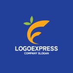 画像4: 葉っぱが添えられたF字のフレッシュロゴ (4)