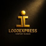 画像12: シャープなI字のモダンロゴ (12)