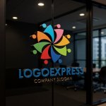 画像15: 多彩な繋がりと成長のロゴ (15)