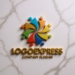 画像13: 多彩な繋がりと成長のロゴ (13)