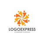 画像3: 多彩な繋がりと成長のロゴ (3)