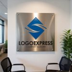 画像7: 菱形とS字の流線形スピードロゴ (7)