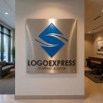 画像10: 菱形とS字の流線形スピードロゴ (10)