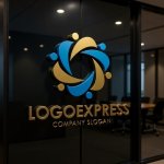 画像15: 人々の繋がりと循環を象徴するロゴ (15)