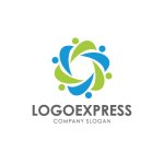 画像1: 人々の繋がりと循環を象徴するロゴ (1)