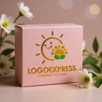 画像10: 笑顔の太陽と花のロゴ (10)