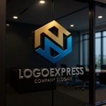 画像15: 六角形とN字の力強いロゴ (15)