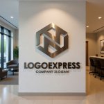 画像10: 六角形とN字の力強いロゴ (10)