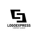 画像3: 連結するS字のモダンロゴ (3)