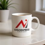 画像16: 上昇するN（またはM）と人型のダイナミックロゴ (16)