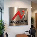 画像7: 上昇するN（またはM）と人型のダイナミックロゴ (7)