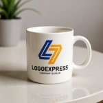 画像16: LとS（またはLと7）が連結する幾何学的ロゴ (16)