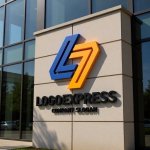 画像8: LとS（またはLと7）が連結する幾何学的ロゴ (8)