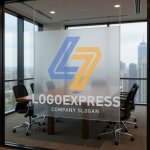 画像11: LとS（またはLと7）が連結する幾何学的ロゴ (11)