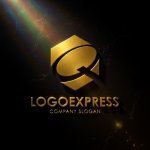 画像12: 六角形とQの品質ロゴ (12)