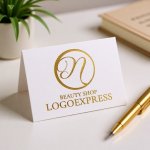 画像16: エレガントな筆記体Nロゴ (16)