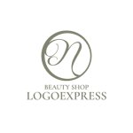 画像1: エレガントな筆記体Nロゴ (1)