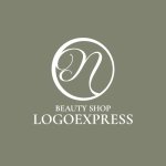 画像4: エレガントな筆記体Nロゴ (4)