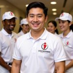 画像14: 躍動する人型Iと円の未来志向ロゴ (14)