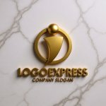 画像13: 躍動する人型Iと円の未来志向ロゴ (13)