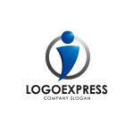 画像3: 躍動する人型Iと円の未来志向ロゴ (3)