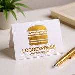 画像16: シンプルハンバーガーロゴ (16)