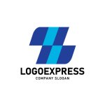 画像1: ストライプが走るZ字のスピードロゴ (1)