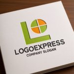 画像14: L字と窓の爽やかハウスロゴ (14)