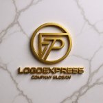 画像13: FとPのモダンな連結ロゴ (13)