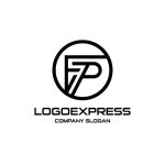 画像1: FとPのモダンな連結ロゴ (1)