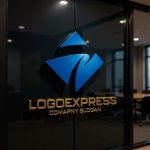 画像15: 菱形と流線形Tのスピードロゴ (15)