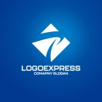 画像4: 菱形と流線形Tのスピードロゴ (4)