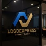 画像15: 連結するN字のモダンロゴ (15)