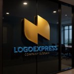 画像15: N字の躍動感あるロゴ (15)