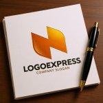 画像6: N字の躍動感あるロゴ (6)