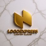 画像13: N字の躍動感あるロゴ (13)