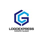 画像1: 六角形CGロゴ (1)