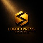 画像12: 躍動感あるSの六角形ロゴ (12)