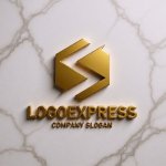 画像13: 躍動感あるSの六角形ロゴ (13)