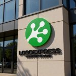 画像8: カエルの足（またはネットワーク）の円形ロゴ (8)