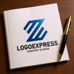 画像6: ストライプが走るS字のスピードロゴ (6)