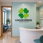 画像5: 四つ葉のクローバーとプラスのヘルシーロゴ (5)