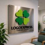 画像14: 四つ葉のクローバーとプラスのヘルシーロゴ (14)