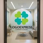 画像6: 四つ葉のクローバーとプラスのヘルシーロゴ (6)