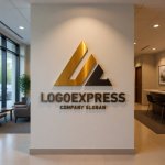 画像10: 山型UとV（またはA）の力強い成長ロゴ (10)