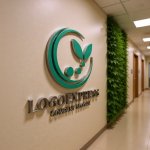 画像15: エコフレンドリーな成長のシンボルロゴ (15)