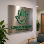 画像14: 手とチェックマークの安心ロゴ (14)