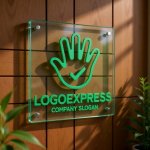 画像11: 手とチェックマークの安心ロゴ (11)