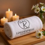 画像5: エレガントなRと輝く星のロゴ (5)